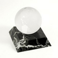 Crystal Globe on Marble Base